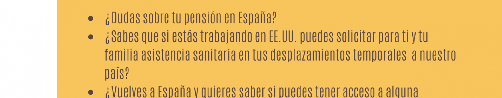 Pensiones y seguridad social para españoles residentes en Estados Unidos